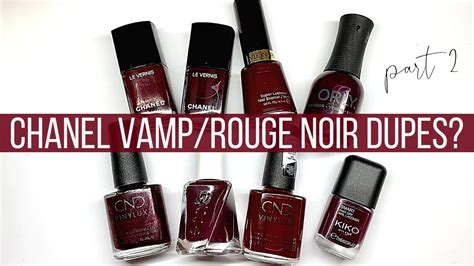 chanel vamp nail polish dupe opi
